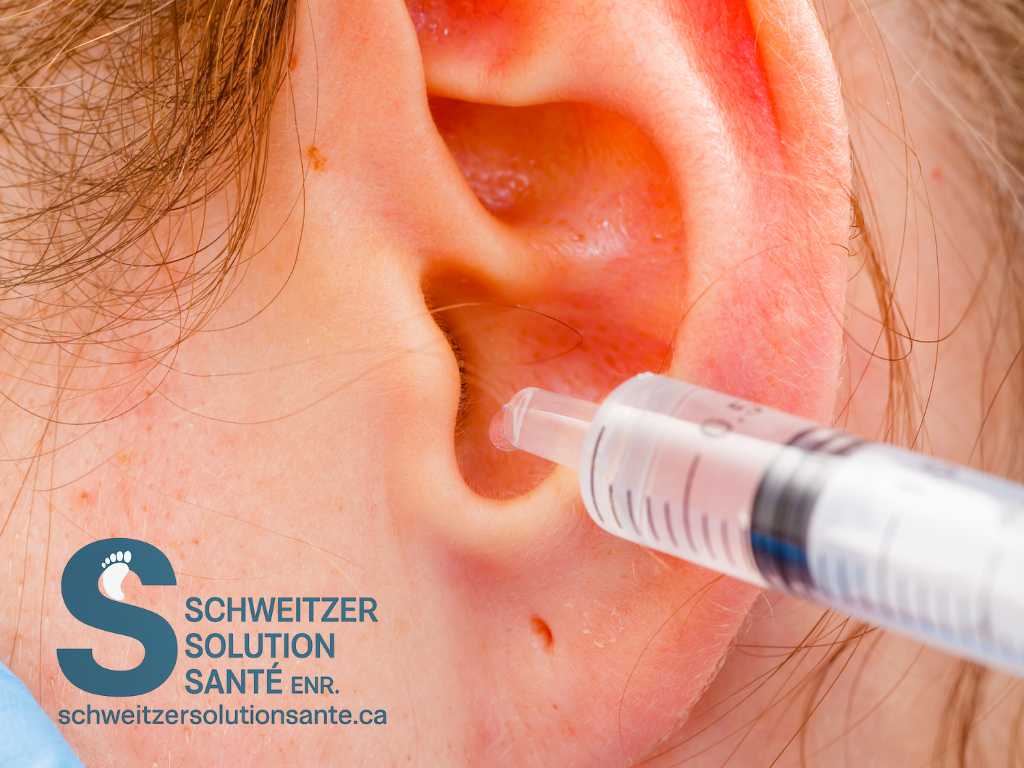 Lavage d’oreilles à domicile à Montréal – Schweitzer Solution Santé