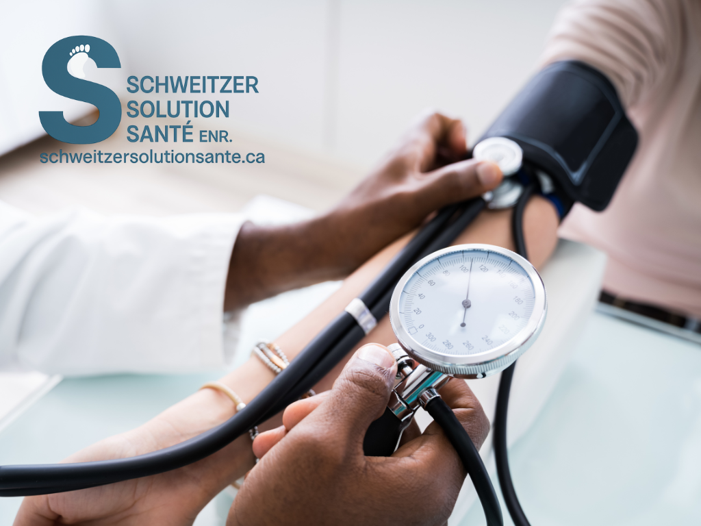 Prise de tension artérielle à domicile à Montréal – Schweitzer Solution Santé